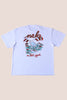 Batu Gajah T-Shirt - Oversized White (Green)