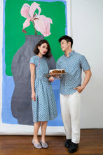 画像をギャラリービューアに読み込む, Men&#39;s Shirt S/S  - Love Lace II Blue
