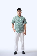 画像をギャラリービューアに読み込む, Men&#39;s Shirt S/S  - Love Lace II Green
