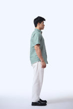 画像をギャラリービューアに読み込む, Men&#39;s Shirt S/S  - Love Lace II Green
