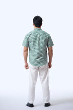 画像をギャラリービューアに読み込む, Men&#39;s Shirt S/S  - Love Lace II Green
