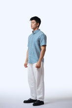 画像をギャラリービューアに読み込む, Men&#39;s Shirt S/S  - Love Lace II Blue
