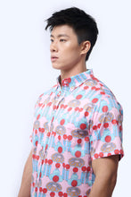 画像をギャラリービューアに読み込む, Men&#39;s Shirt S/S  - Crystal Blossom Pink
