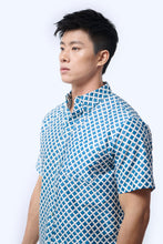 画像をギャラリービューアに読み込む, Men&#39;s Shirt S/S  - Love Lace II Blue
