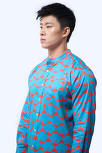 画像をギャラリービューアに読み込む, Men&#39;s Shirt L/S  - Cloud 9 Blue
