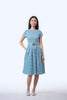 Flair Cheongsam  - Love Lace II Blue