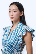 画像をギャラリービューアに読み込む, Ruffle Top  - Love Lace II Blue
