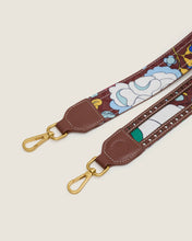 画像をギャラリービューアに読み込む, Shoulder Strap (Leather) - Mandi Bunga Chocolate
