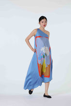 画像をギャラリービューアに読み込む, Satin Shoulder Dress (Reversible)  - Hortensia
