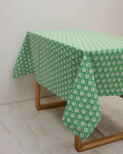 画像をギャラリービューアに読み込む, Square Table Cloth - Willow Wishes Green