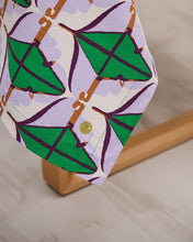 画像をギャラリービューアに読み込む, Square Table Cloth - Diamond Lilac