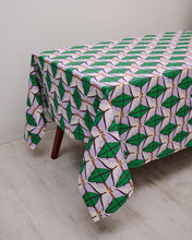 画像をギャラリービューアに読み込む, Large Table Cloth-Diamonds Lilac