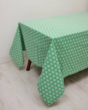 画像をギャラリービューアに読み込む, Large Table Cloth-Willow Wishes Green