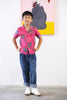 Boys Shirt - Ribbons Magenta