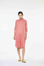 画像をギャラリービューアに読み込む, Classic Shirt Dress - Sila Duduk Red
