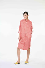 画像をギャラリービューアに読み込む, Classic Shirt Dress - Sila Duduk Red
