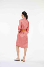 画像をギャラリービューアに読み込む, Classic Shirt Dress - Sila Duduk Red
