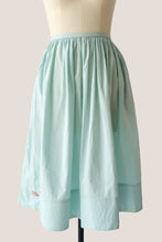 画像をギャラリービューアに読み込む, Pleated  Knee Length Skirt - Hint of Mint
