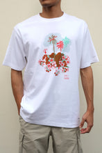 画像をギャラリービューアに読み込む, T-Shirt Coconut Tree - White