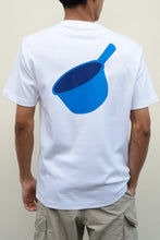 画像をギャラリービューアに読み込む, T-Shirt Mandi Blue - White