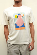 画像をギャラリービューアに読み込む, T-Shirt Vase Chrysanthemum - Beige