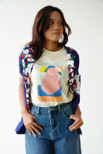 画像をギャラリービューアに読み込む, T-Shirt Vase Chrysanthemum - Beige