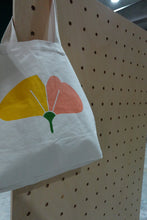 画像をギャラリービューアに読み込む, Tote Gingko Peach &amp; Plums