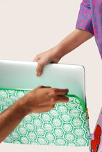 画像をギャラリービューアに読み込む, Laptop Bag Willow Wishes Green (Large)