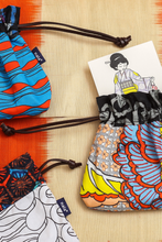 画像をギャラリービューアに読み込む, Kinchaku Pouch - Cocktail Ring Red