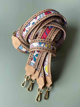 画像をギャラリービューアに読み込む, Shoulder Strap (Leather) - Mandi Bunga White
