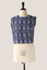 Crop Top - Singapore Soul Blue