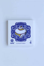 画像をギャラリービューアに読み込む, Coaster -Breadfruit  &amp; Purple Rain (set of 4)
