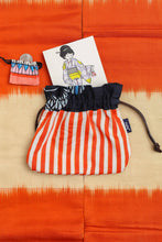 画像をギャラリービューアに読み込む, Kinchaku Pouch - St Tropez Orange