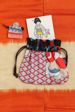 画像をギャラリービューアに読み込む, Kinchaku Pouch - Georgia Red
