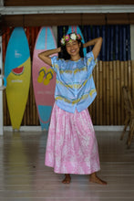 画像をギャラリービューアに読み込む, Pleated Knee Length Skirt - King Fisher