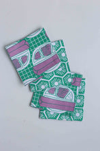 画像をギャラリービューアに読み込む, Coaster - Roti Tissue &amp; Willow Wishes (set of 4)

