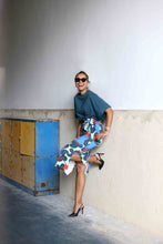 画像をギャラリービューアに読み込む, T-Shirt Dress - Breadfruit Forest Green
