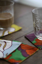 画像をギャラリービューアに読み込む, Coaster -Breadfruit  &amp; Purple Rain (set of 4)
