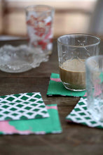 画像をギャラリービューアに読み込む, Coaster - Kampung Window &amp; Love Lace (set of 4)
