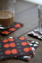 画像をギャラリービューアに読み込む, Coaster - Pinafleur Brown &amp; Pinafleur Orange (set of 4)

