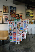 画像をギャラリービューアに読み込む, Kokeshi Doll Scarf
