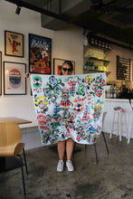 画像をギャラリービューアに読み込む, Kokeshi Flower Scarf
