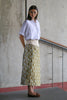 Kee Min Yuet Skirt - Willow Wishes Beige / Violets & Radiccio Olive