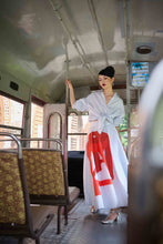 画像をギャラリービューアに読み込む, 50&#39;s Skirt - Sila Duduk Blue
