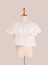 画像をギャラリービューアに読み込む, Ruffle Top - White