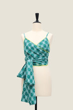 画像をギャラリービューアに読み込む, Wrap Around Top - Paper Petals Celadon
