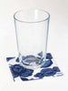 Blue & White Coaster - Kaya Magnolia