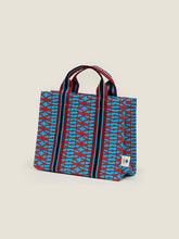 画像をギャラリービューアに読み込む, Kasturi Shopper Bag Small - Chairs Blue
