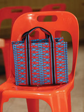 画像をギャラリービューアに読み込む, Kasturi Shopper Bag Small - Chairs Blue
