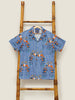 MEN SHIRT - WILLOW ROSES BLUE